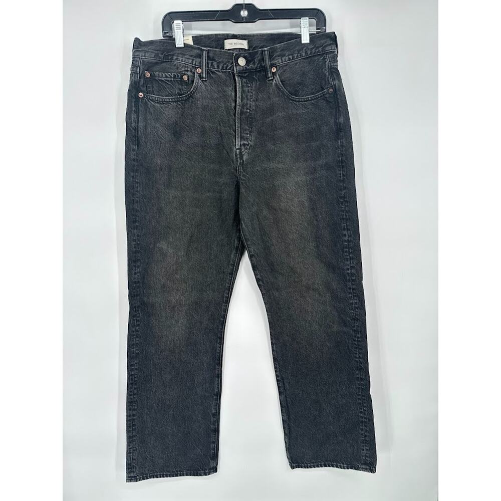 AE77 By American Eagle The Western Womens 32 Black High Rise Slim Straight 32x30